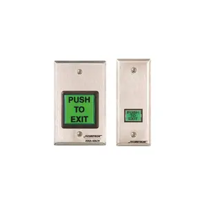 Securitron  Emergency Exit Button with 30 Second Timer SG, Green, Red & Handicap Satin Stainless Steel