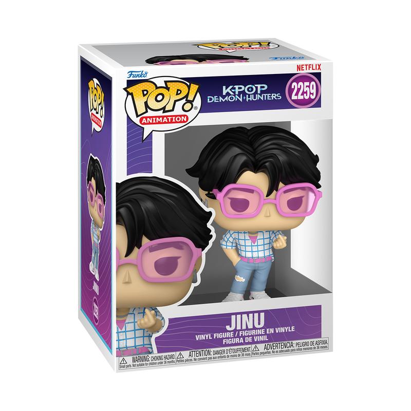 Funko POP Animation: KPOP Demon Hunters - (Rumi, Jinu, Derpy, Zoey, Mira) w/ vRare Pop Protector Included