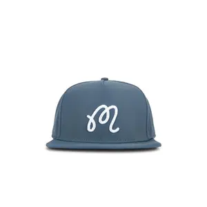 Malbon M Snapback in Aegean Blue