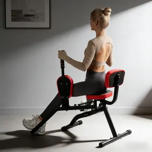 Home Gym Equipment for Women Men Adjustable Glute & Chest Exercise Machine Hip Opening Leg Training Multi-Function Resistance Fitness Tool for Home Workout