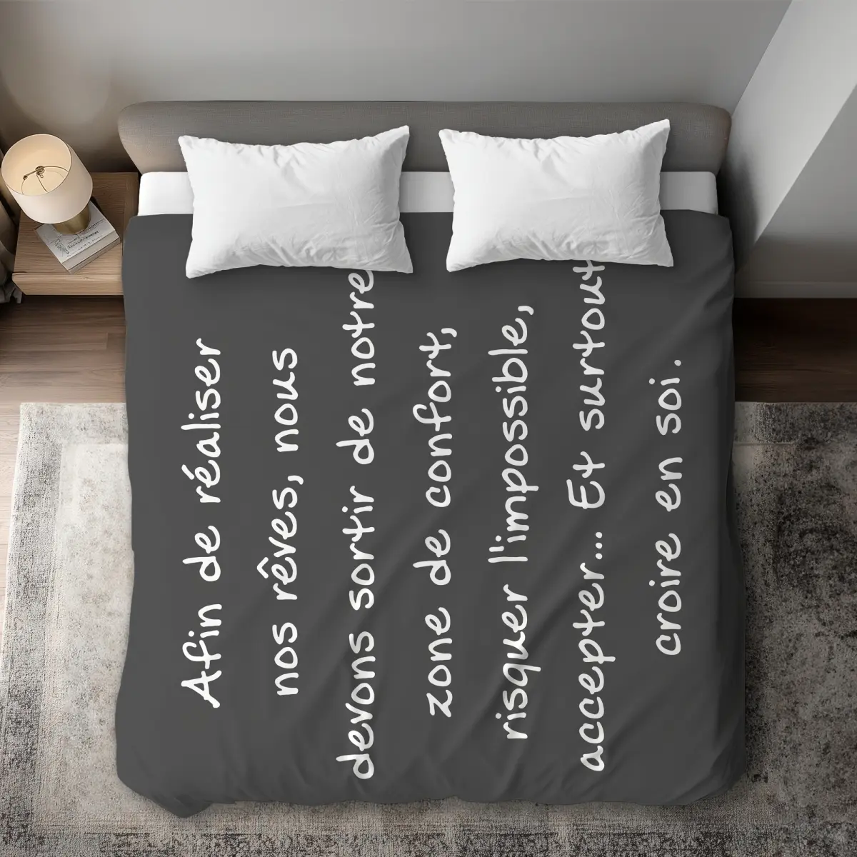 360 stand King Size Duvet Cover - Begin Home Decor C1DCKSW0XKI4OD, Make Our Dreams Come True Design, Modern Quote Decor, Breathable Fabric, Microfiber Face, Decorative Duvet Cover, Bedding Inspo, Modern Bedroom