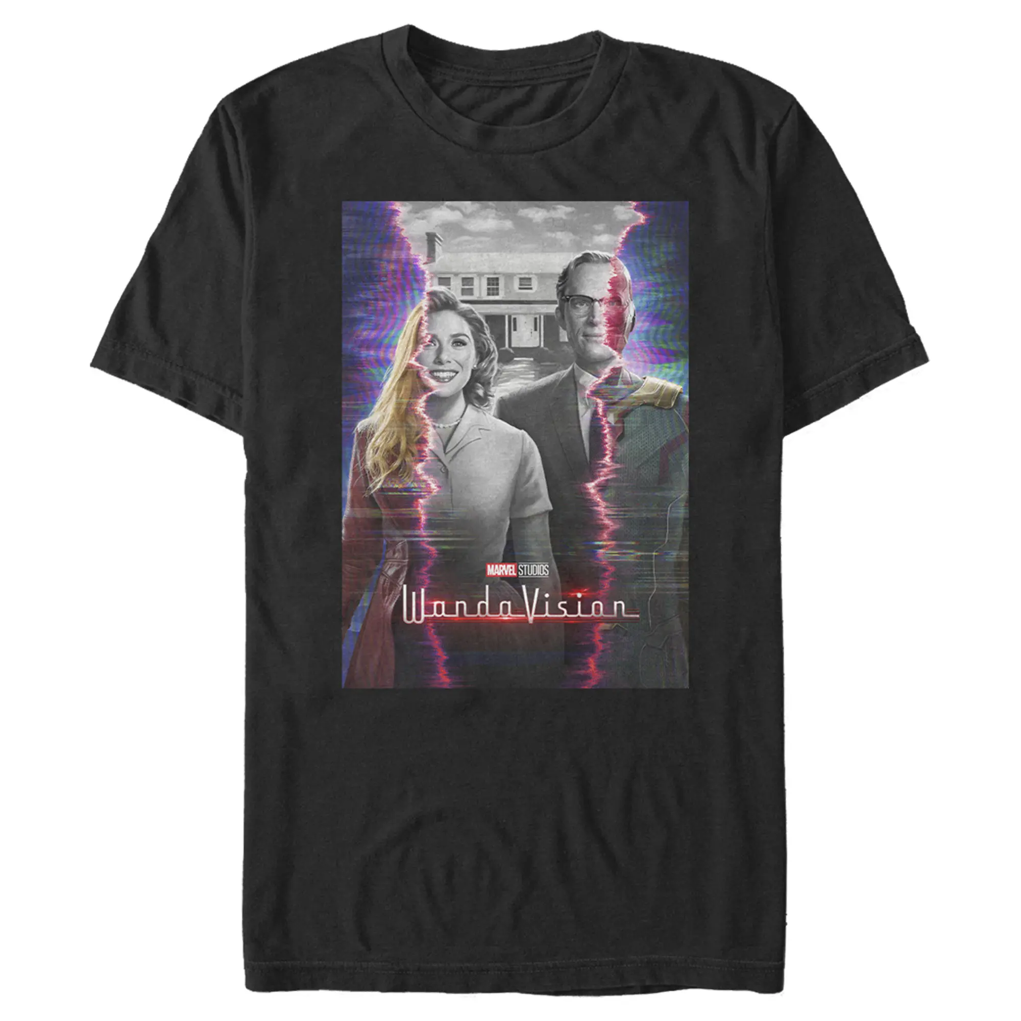 Men's Marvel WandaVision Series Teaser Poster T-Shirt
