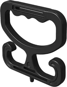 Green Plastic Bag Holder for Grocery Bags Heavy Duty Grocery Bag Carrier Handle Shopping Bag Holder for Home Store