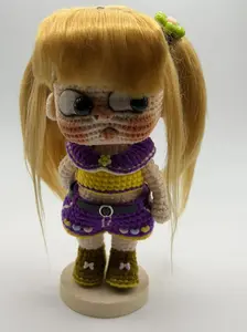 Handmade Crochet Doll - Cute for Home Decor.