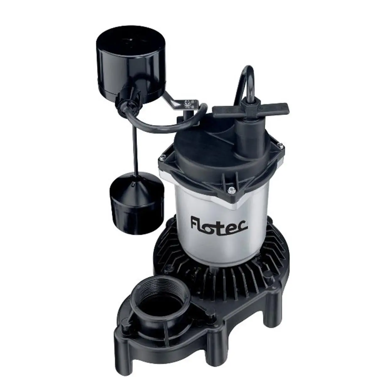 Flotec FPZS33V 1 HP High-Output Performance Sump Pump - Drain-Capable Plumbing Tool, 7.7 lbs