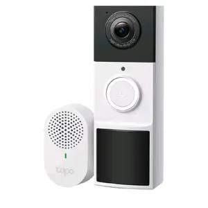 Smart Video Doorbell Camera Wireless with Chime, 2K with Full Color Night Vision & Spotlights, No Monthly Fee, Ring Call, 160° Ultra-Wide View, Free AI Detection, Local Storage,D210