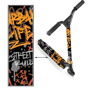 1 Street Graffiti Tide Cool Scooter Sticker, Scooter Body Sticker, Personalized Installation Non-Slip PVC Material Sticker Easy, Sticker Custom
