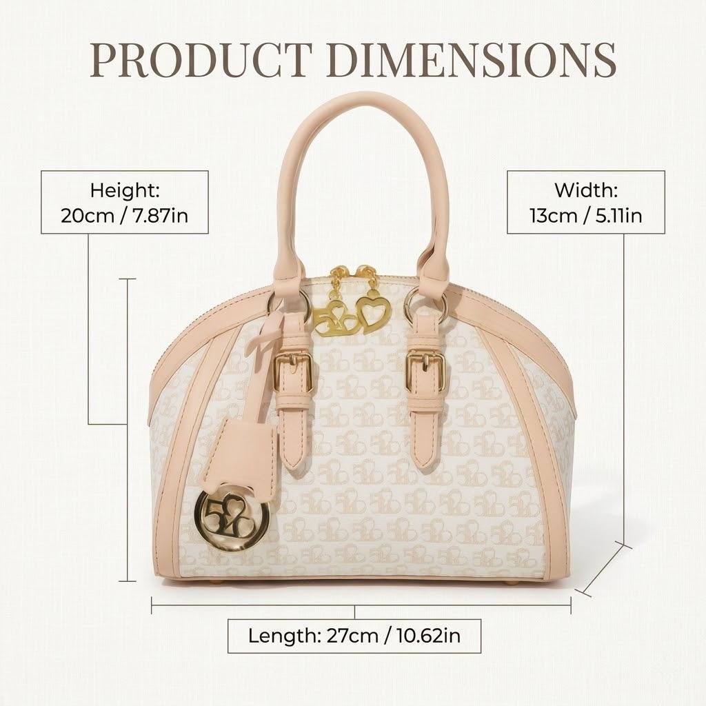 Vintage Monogram Dome  for Women bag Trendy Crossbody Top Handle Satchel city luxury designer