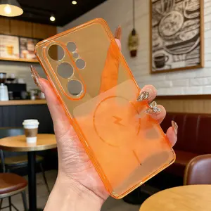 Case For Samsung Galaxy S26/S25/S24/ Ultra Plus S24 FE Soft TPU Transparent Protective Non-Slip Cover