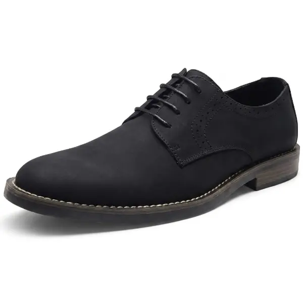 Jousen Men's Retro Dress Loafers | Classic Slip On Shoes for Business, Work & Casual Wear