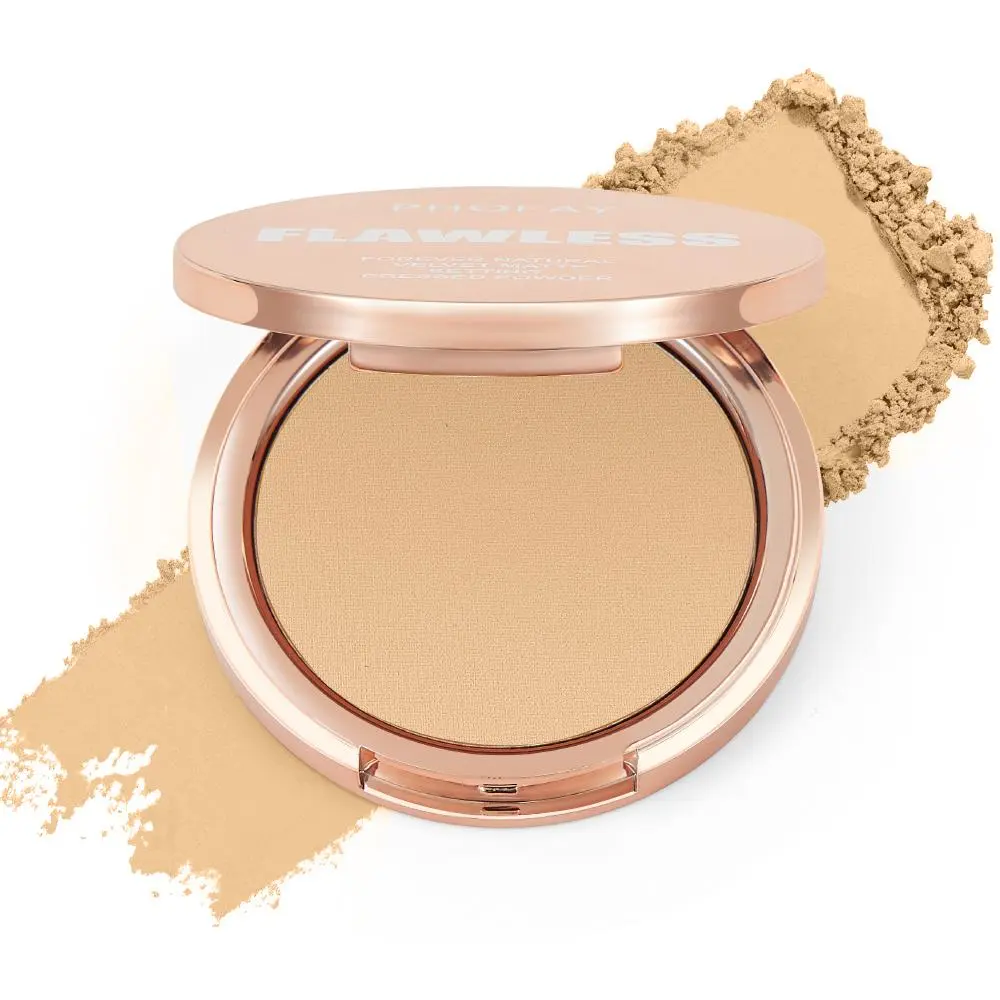 PHOFAY Matte Setting Pressed Powder - Flawless Finish, Matte Look, Ideal for Oily Skin, Makeup & Concealer Base