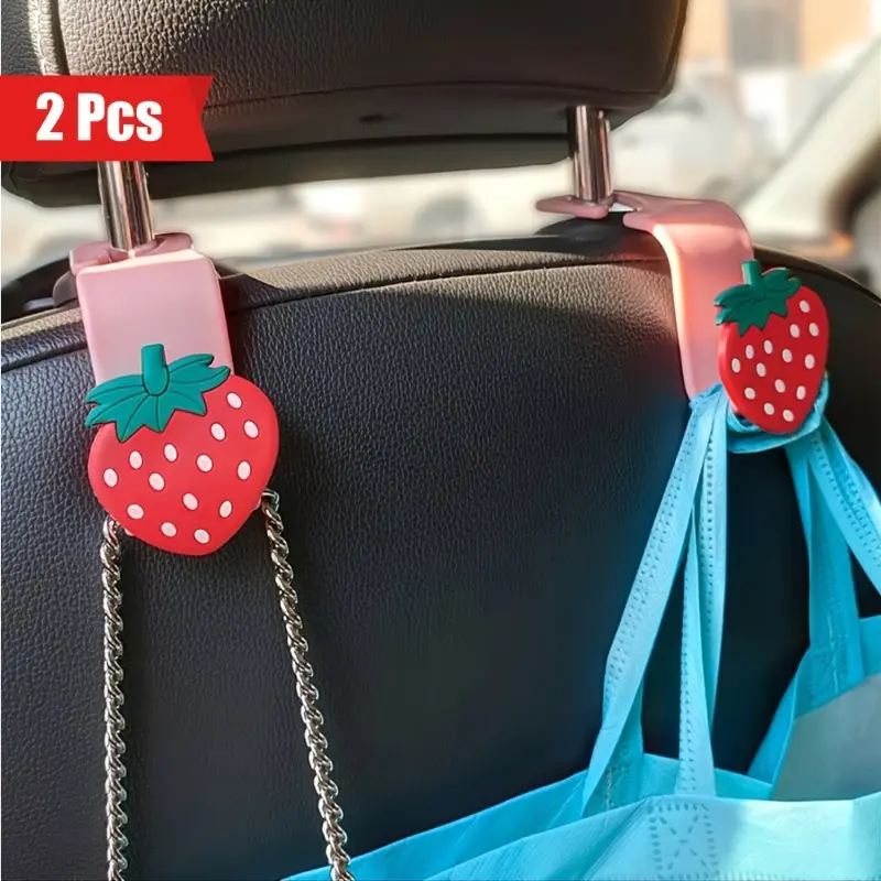 Cartoon car hook car seat back row seat multifunctional hook creative hidden hanging item small hook Car Seat Storage Hook Car Organization Accessories Car Storage Organizers