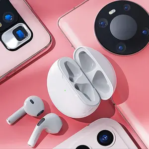 Bluetooth-compatible Wireless Earbuds 5.3 Air Pro6 TWS Mini In-Ear Headphones with Microphone, Charging Light, Compatible with Tablets & Smartphones