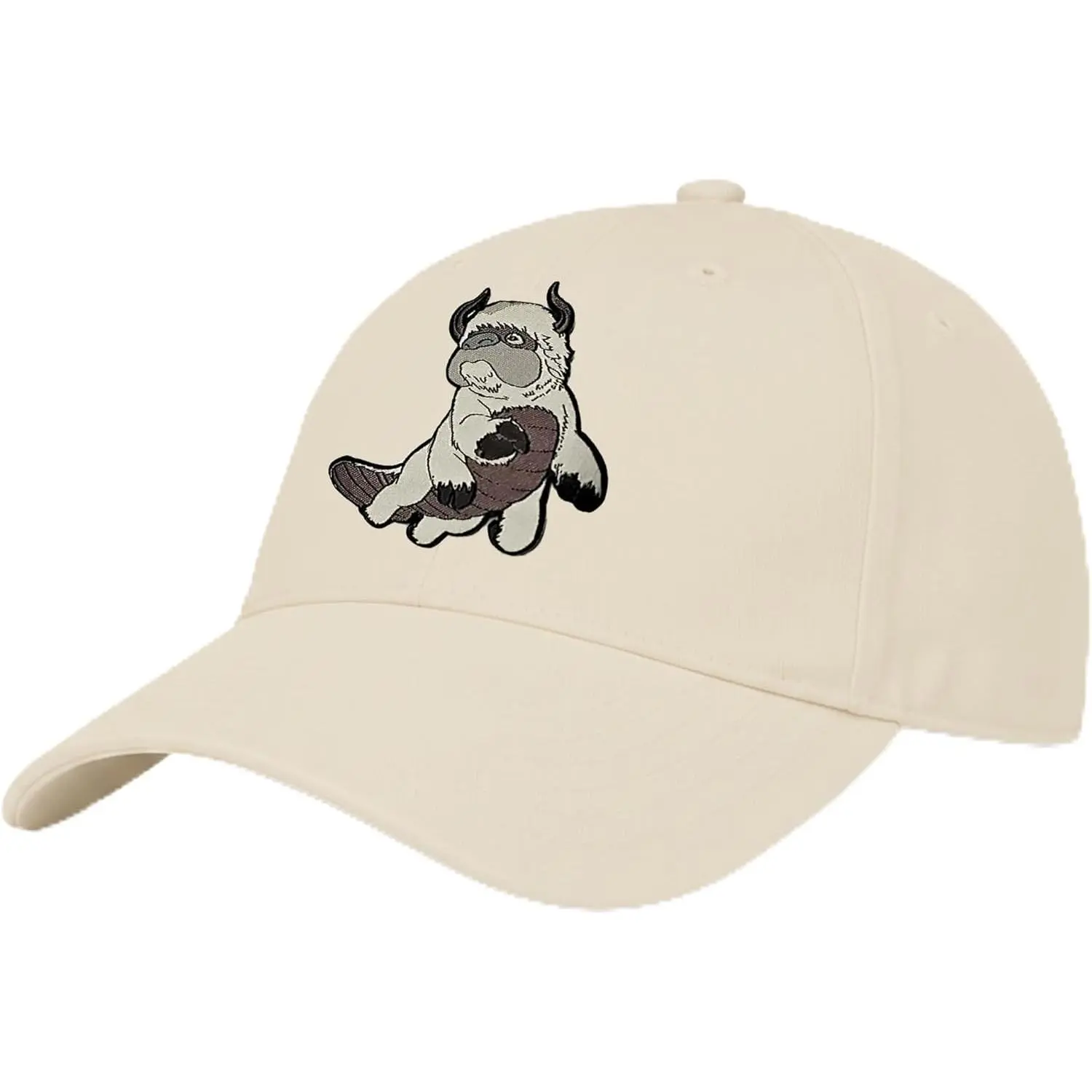 Avatar The Last Airbender Appa Hat, Embroidered Flying Appa Baseball Cap for Adults and Kids, Adjustable Cotton Dad Hat, Cute Anime Sky Bison Cap for Teens, Boys and Girls