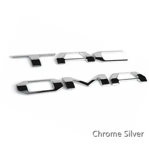 For 2016-2023 Models ONLY, Chrome Silver Raised Tailgate Insert Emblem Letters, Stylish Accessories Perfect Gift for Truck Drivers