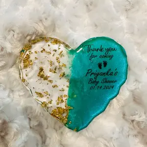 Personalized Resin Baby Shower Magnets - Custom Text/BabyShower Return Favors