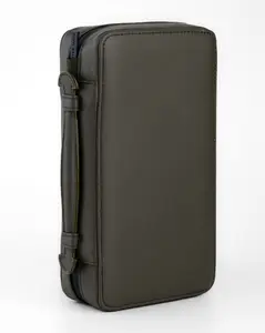 Alcantara Black Label Carry Humidor - Olive