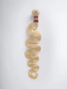 Can Be Dyed To Any Color! #613 Blonde Body Wave Human Hair Bundle