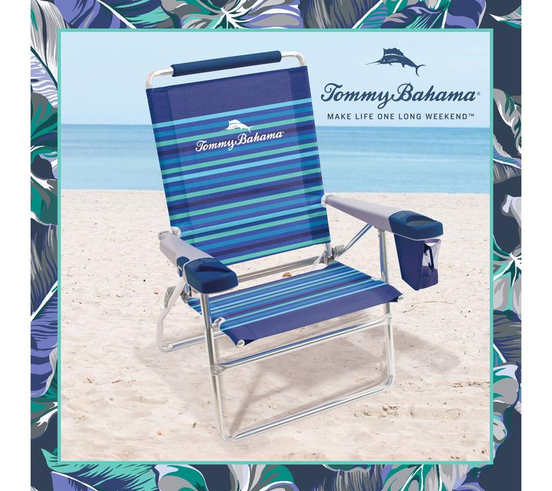 Tommy Bahama Set of 2 Highboy 4 Position BeachChairs