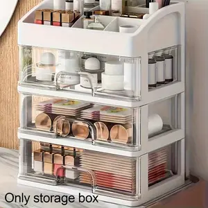 Large Capacity Drawer Desk Organizer Box, Perfect for Office Supplies, Cosmetics, School Essentials, Ideal Gift for Girls