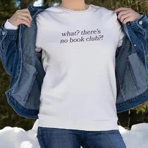 There's No Book Club Tee, Yellowjackets Inspired Shirt, Yellow Jackets Quote, Book Club Women's Shirt, 90s Style Trendy Y2K tee