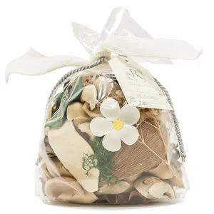 Qingbei Rina Potpourri Bags, Gardenia Scented Potpourri Bowl Filler, Vase Filler,Decorative Potpourri Dried Flower, Home Fragrance Sachet Petal, Bathroom Decor,Gift