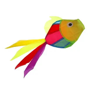 Fish Windsock Lightweight Polyester Kids Toy Colorful Ornament Kite Accessories for Gazebo Celebrations Patio Outdoor Yard