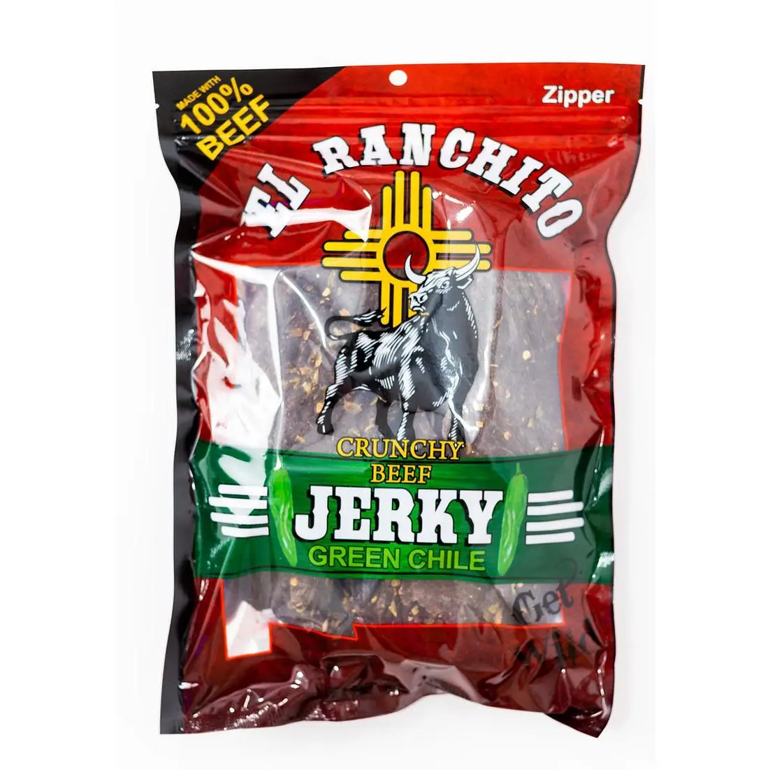 Green Chile - El Ranchito Beef Jerky NET WT. 6 O Z