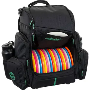 Westside Disc Golf Backpack Bag Noble Black Holds 22 Discs