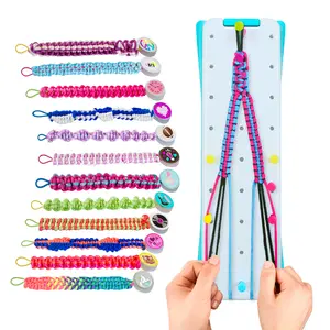 Friendship Bracelet Making Kit for Girls - Cool Arts and Crafts Toys for 6 7 8 9 10 11 12 Years Old, Bracelet String and Rewarding Activity, Best Birthday Gifts for Teen Girls