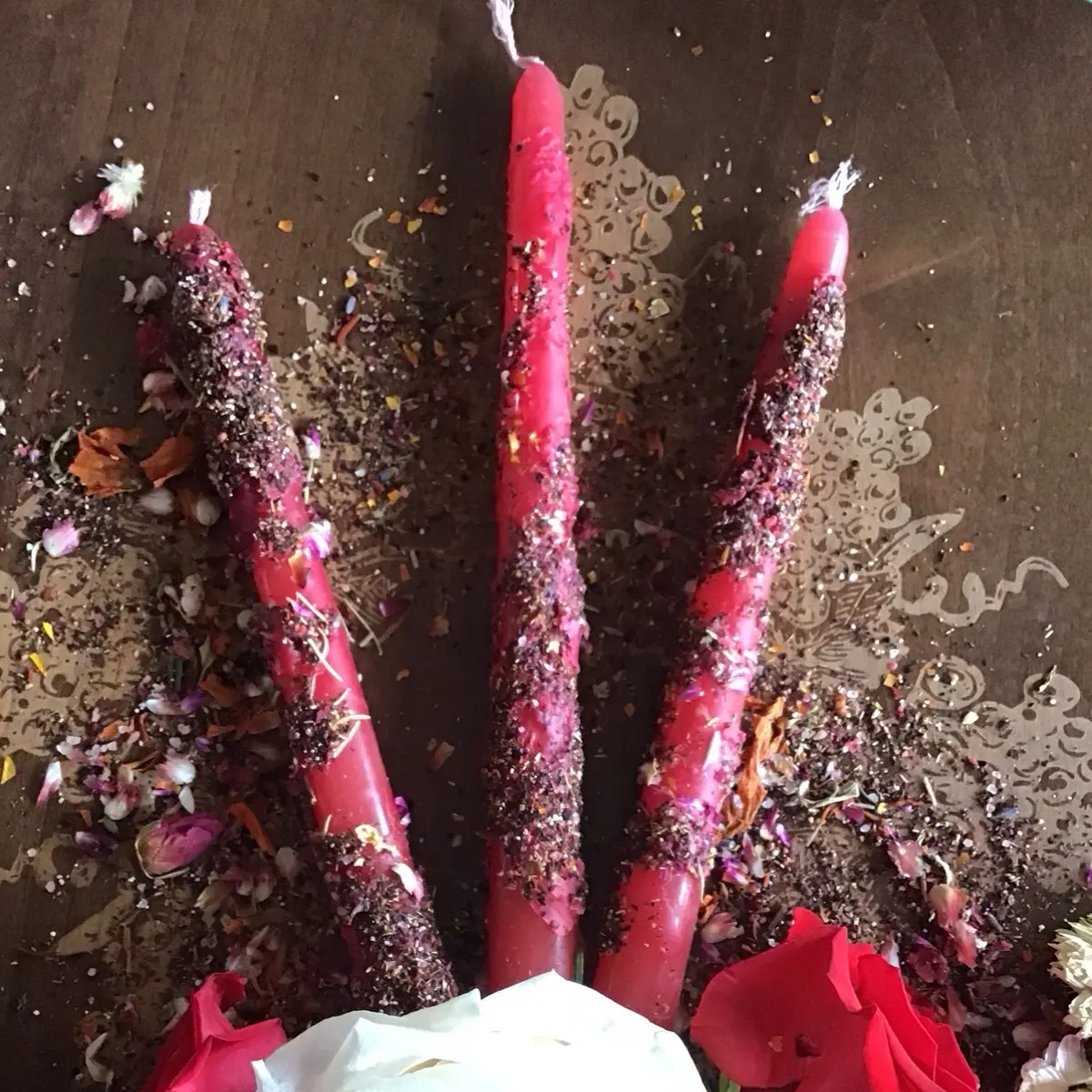 Love Manifesting Taper Candle valentines day