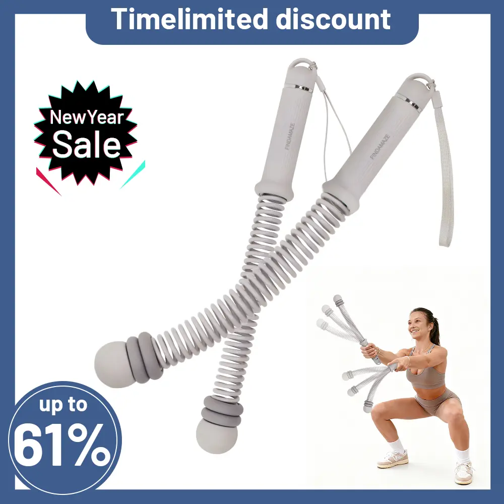 Training Ropeless FINDAMAZE New Upgrade Weighted Cordless Battle Ropes – Quiet Ropeless ...