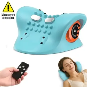 Neck Massager 2026 New Upgrade, 3 in 1 Portable Massager with Heat, Comfortable Stretching, Adjustable Intensity for Neck & Shoulder Relief