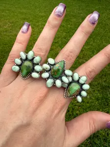 Sonoran Gold and Paloma Adjustable Sterling Silver Ring