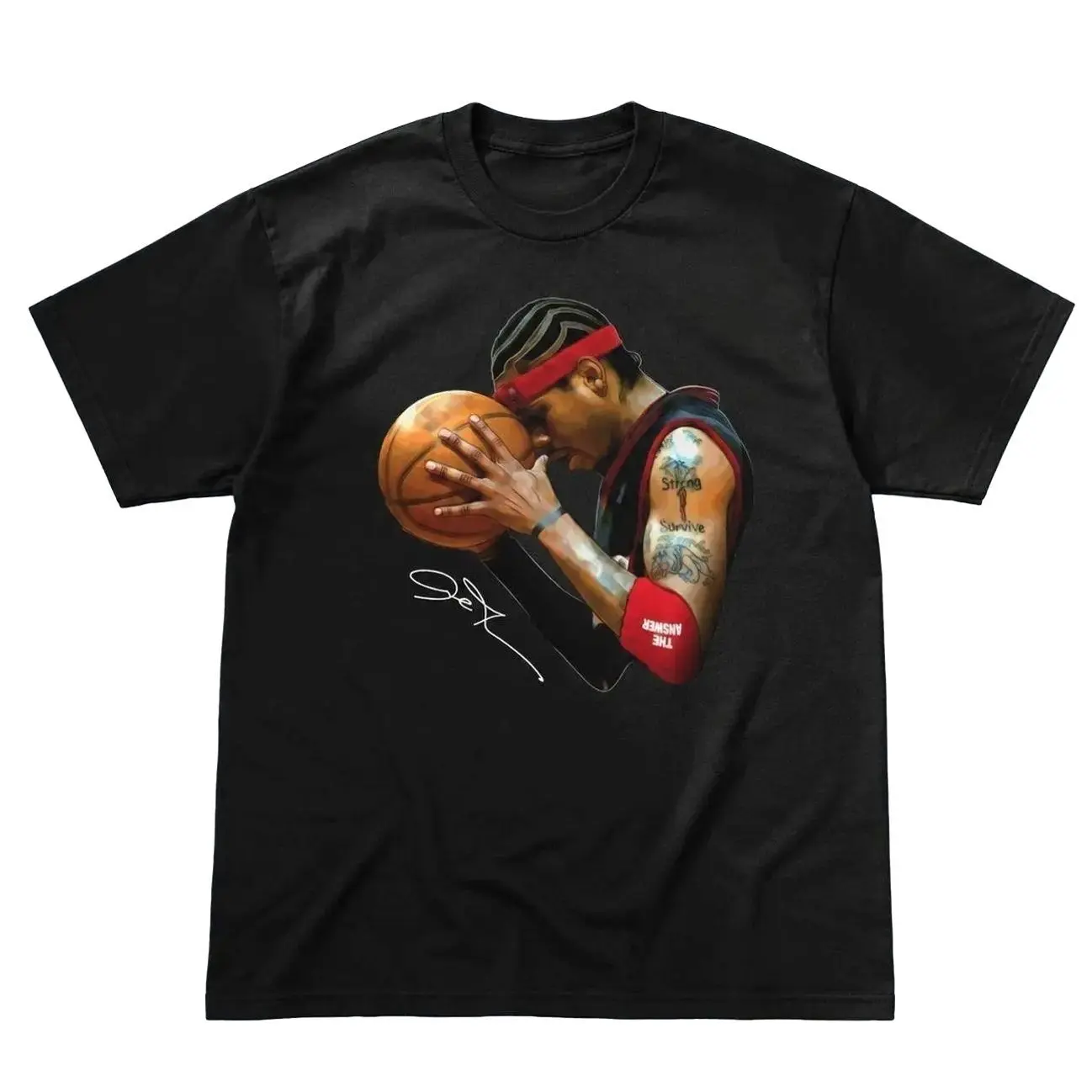 Allen Iverson The Answer Sixers 90's Basketball T-shirt, Philadelphia Basketball Shirt, Sixers Fan Gift 4