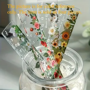 Measuring ruler with centimeter scale for school, home and office Integrated ruler