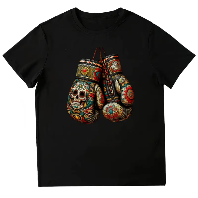 Mexican Vintage Style Boxing, Chicano Clothing, Mexican Clothes, Chicano Style Art Graphic Tee for Men , Gangster Clothes Lowrider Art