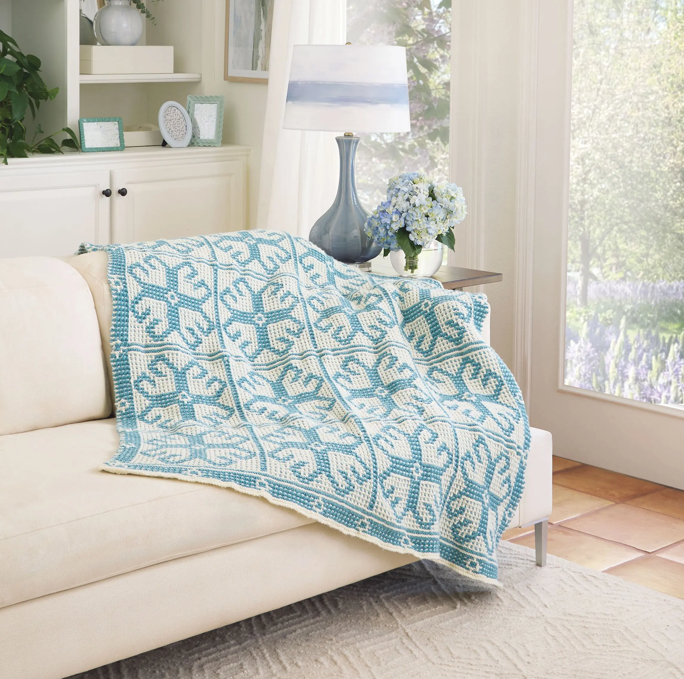 Knit Mosaic Blanket