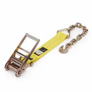 3 inch Replacement Ratchet Strap with Chain Extension