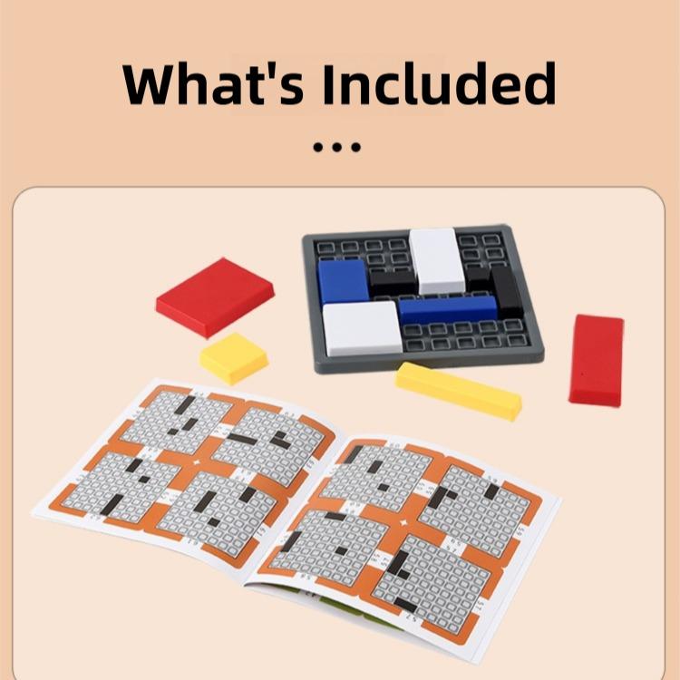 Logic Puzzle Brain Teaser Game for Kids & Adults, 88 Challenging Levels, Educational Logic Toy, Travel Games for Ages 7+ Logic Puzzle Brain Teaser Game for Kids & Adults, 88 Challenging Levels, Educational Logic Toy, Travel Games for Ages 7+