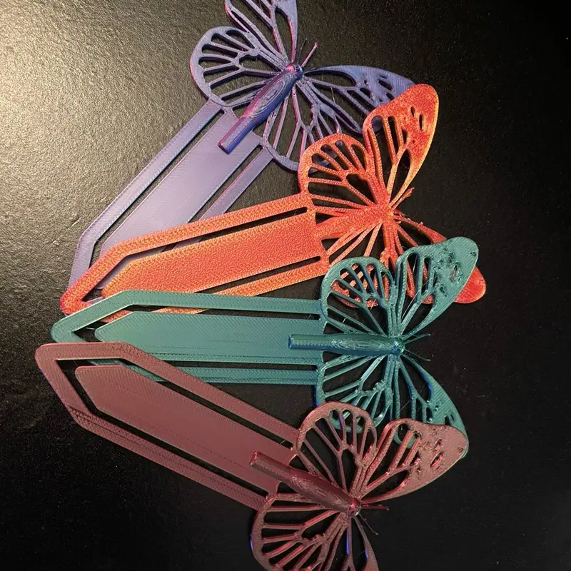 Butterfly Bookmark - Assorted Colors with Intricate Design, Ideal for Book Lovers