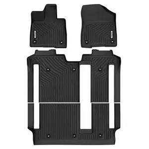 YITAMOTOR Floor Mat Liners For 2021-2024 Toyota Sienna 8 Seat TPE All Weather Protection Black Interior Accessories