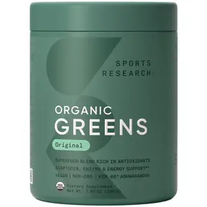 Organic Super Greens Powder – 200g Plant-Based Daily Supplement with Antioxidants & Nutrients