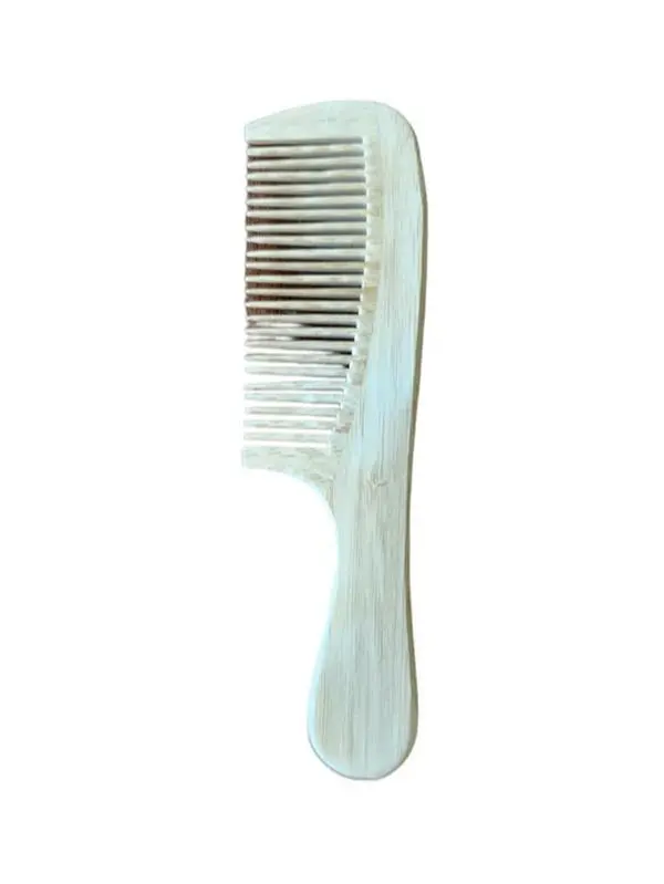Bamboo Afro Comb 12 Pack Eco-Friendly Natural Hair Care for Curly Coily Hair Types Smooth Snag-Free Grooming