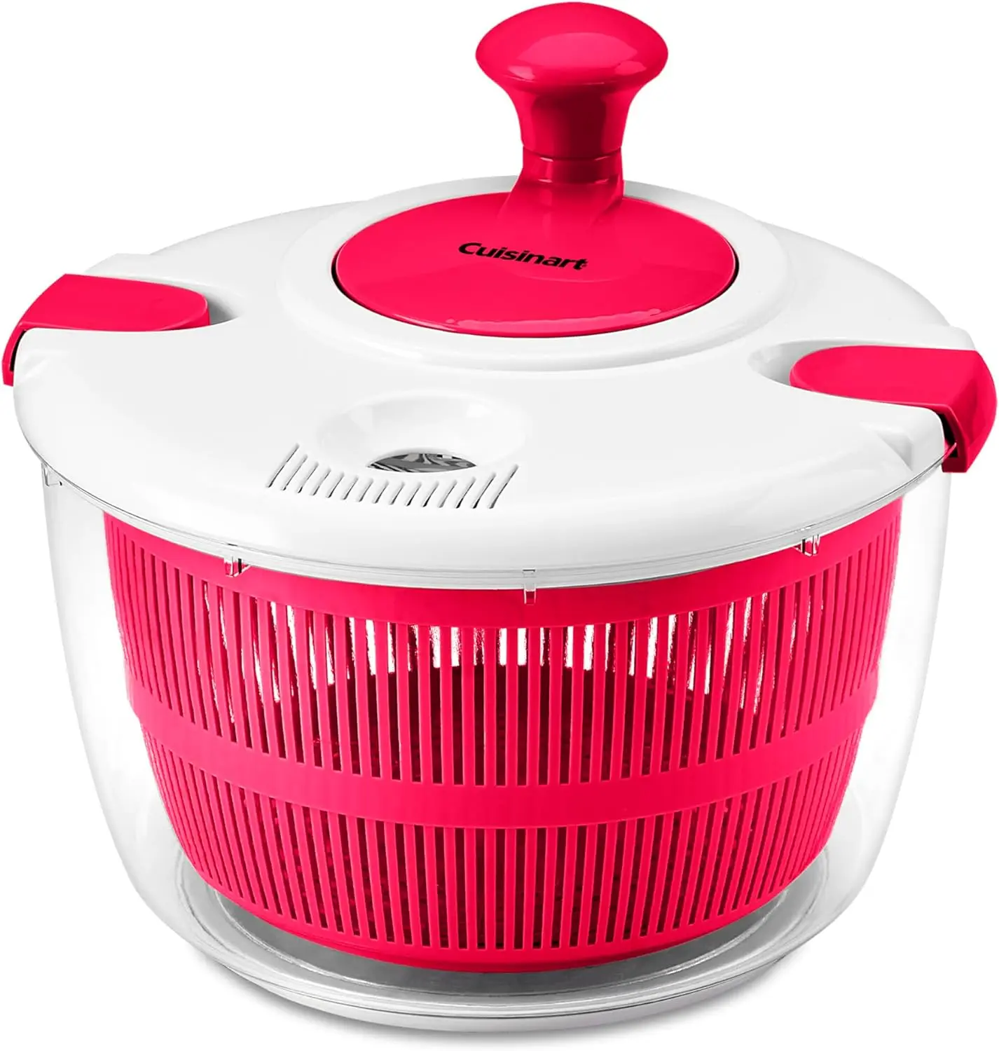 Cuisinart CTG-00-SASR 5 Quart Salad Spinner, White/Red