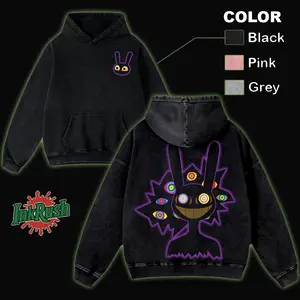 Jax v3 The Amazing Digital Circus Menswear Gift for anime fans Top Apparel Classic Seamless Simple designer shirts Men's Regular Fit Floral Print Tee Cotton Fabric Black Casual