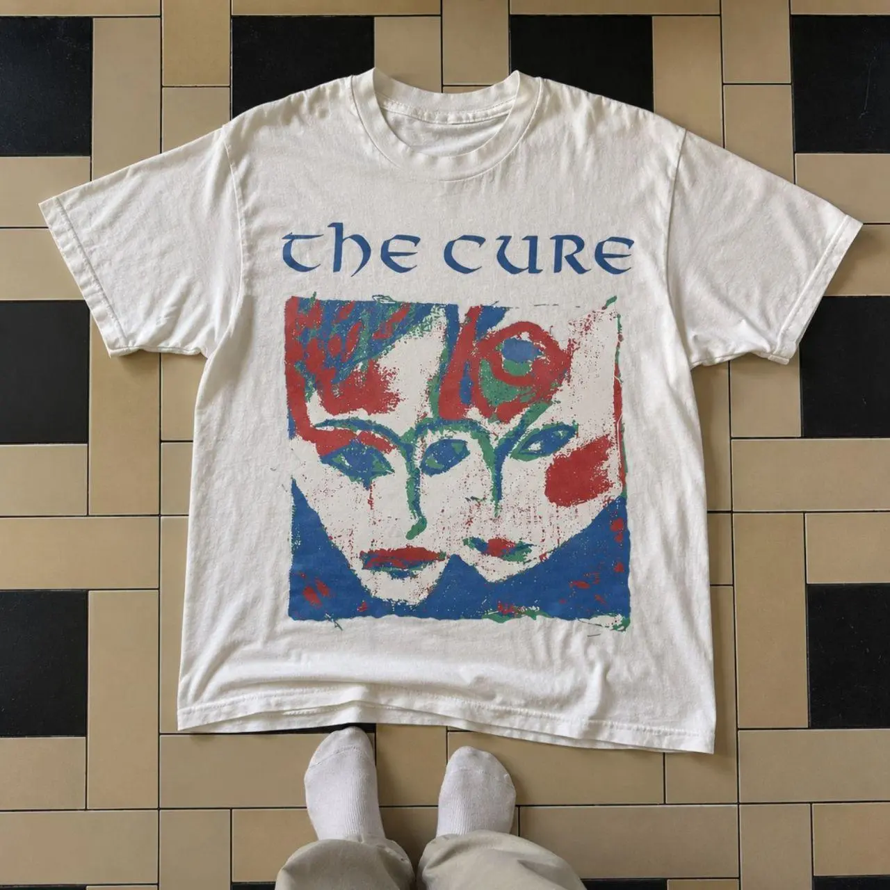 The Cure Face Graphic Tee Unisex Shirt Streetwear Gift for Fans