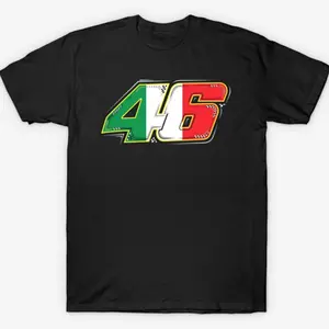 Number Forty Six Italian Colors Sport Print T-Shirt 7X7
