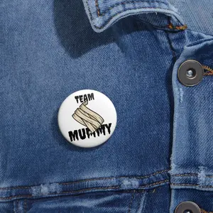 Team Mummy Custom Pin Buttons
