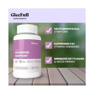 GleeFull Over 30 Hormone Support Menopause Supplement for Women Hot Flash Relief